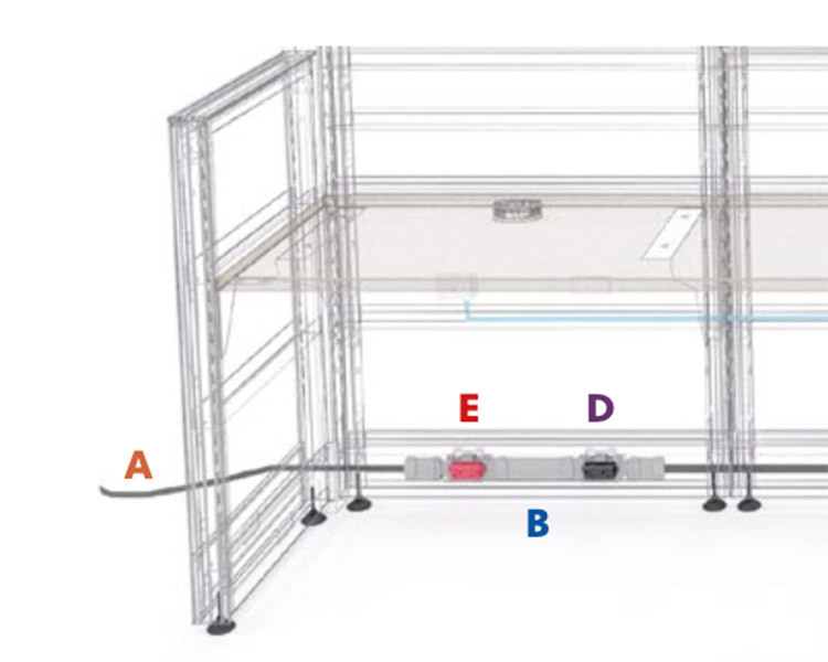 Estructura electrificable